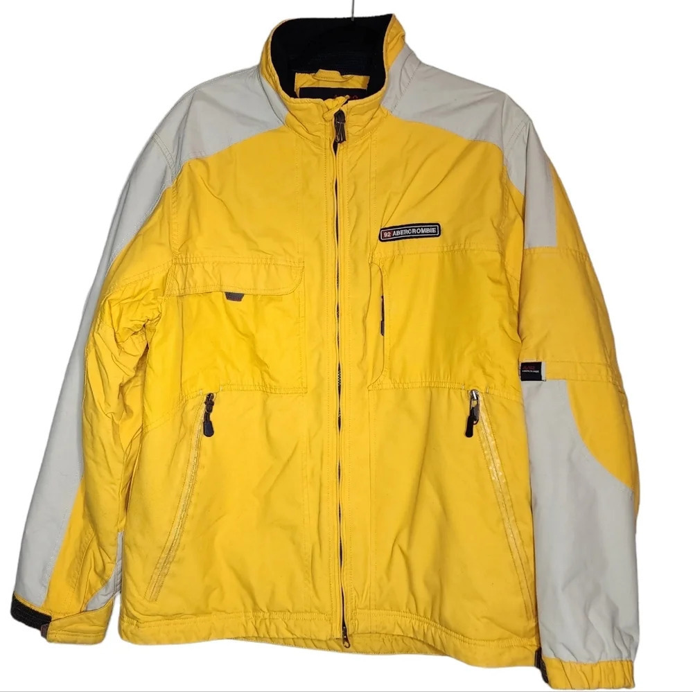 Abercrombie yellow coat